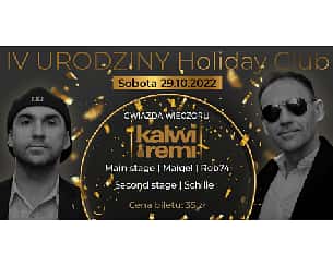 Bilety na koncert IV Urodziny Holiday Club Szczecin - 29-10-2022