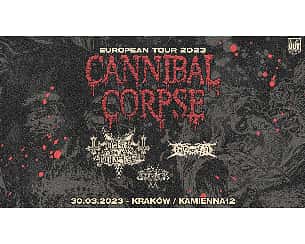 Bilety na koncert Cannibal Corpse + Dark Funeral + Ingested + Stormruler w Krakowie - 30-03-2023
