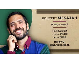 Bilety na koncert Mesajah koncert w Poznaniu - 10-12-2022