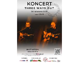 Bilety na koncert Three Ways Out w Puławach - 05-11-2022