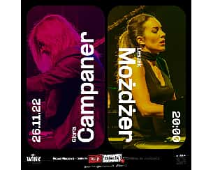 Bilety na koncert Gloria Campaner & Leszek Możdżer w Warszawie - 26-11-2022