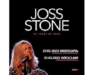 Bilety na koncert Joss Stone, 20 Years of Soul - Tour we Wrocławiu - 01-03-2023