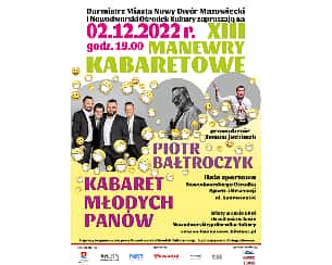 Bilety na kabaret XIII Manewry Kabaretowe w Nowym Dworze Mazowieckim - 02-12-2022