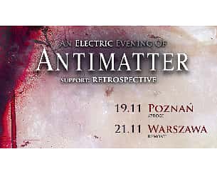 Bilety na koncert Antimatter w Brześciu Kujawskim - 22-11-2022