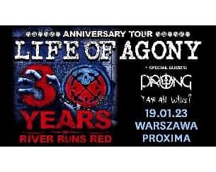 Bilety na koncert Life of Agony + Prong, Tarah Who? w Warszawie - 19-01-2023