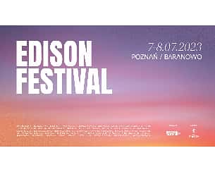 Bilety na Edison Festival 2023
