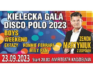 Bilety na koncert Kielecka Gala Disco Polo 2023 w Kielcach - 23-06-2023
