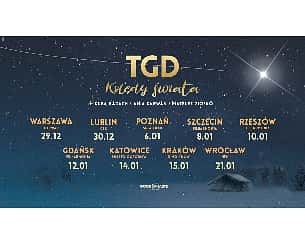 Bilety na koncert TGD: Kolędy Świata + Goście w Warszawie - 29-12-2022