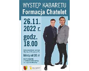 Bilety na kabaret Chatelet w Stęszewie - 26-11-2022