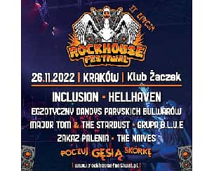 Bilety na Rockhouse Festiwal 2022 vol. 2 | Kraków