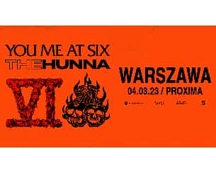 Bilety na koncert You Me At Six + The Hunna w Warszawie - 04-03-2023