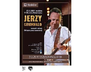 Bilety na koncert z okazji 50-lecia pracy scenicznej Jerzego Grunwalda w Krakowie - 27-11-2022