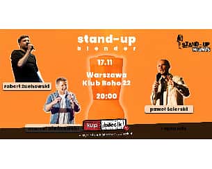 Bilety na kabaret Stand-up Blender w Centralnej Spółdzielni Komediowej w Warszawie - 17-11-2022