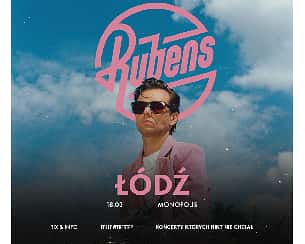 Bilety na koncert Rubens | Łódź - 18-03-2023