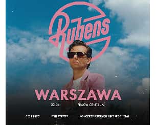 Bilety na koncert Rubens | Warszawa - 27-04-2023