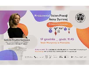 Bilety na spektakl SALON POEZJI / PAULINA GAŁĄZKA - Poznań - 17-12-2022