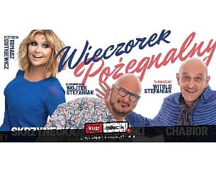 Bilety na spektakl Wieczorek Pożegnalny - Chabior, Gąsowski, Skrzynecka w zwariowanej komedii - Toruń - 05-12-2022