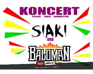 Bilety na koncert SIAKI - Live! + Baloman w sosnowieckim Komin Music Cafe - 25-11-2022