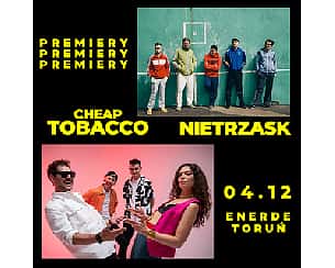 Bilety na koncert Cheap Tobacco | Nietrzask | Premiery płyt w Toruniu - 04-12-2022