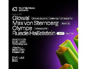 Bilety na koncert New Tab Music pres. Glowal, Olympe & Ruede Hagelstein LIVE | TAMA w Poznaniu - 26-11-2022