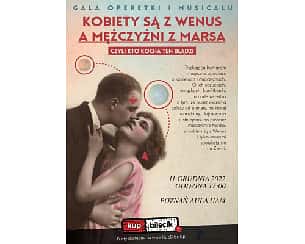 Bilety na koncert Operetkowy - Kobiety są z Wenus, a mężczyźni z Marsa w Poznaniu - 11-12-2022