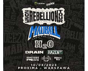 Bilety na koncert Rebellion Tour 2023: Madball, H2O, Drain, Hazen Street + more | Warszawa - 10-03-2023