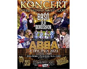 Bilety na koncert Operetka i musical - Baśń dla dorosłych - Noworoczny koncert - baśń dla dorosłych w Jaworze - 08-01-2023
