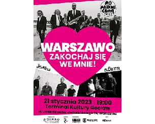 Bilety na koncert Warszawo, zakochaj się we mnie - Poparzeni Kawą Trzy, Afera, Jedenu w Warszawie - 21-01-2023