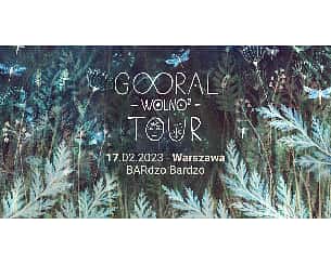 Bilety na koncert Gooral - Wolno 2 Tour - Warszawa - 17-02-2023
