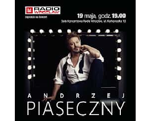 Bilety na koncert Andrzej Piaseczny we Wrocławiu - 19-05-2023