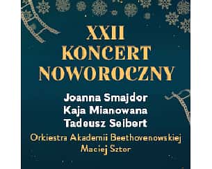 Bilety na koncert XXII Koncert Noworoczny - Okręgowej Izby Aptekarskiej w Warszawie - 15-01-2023