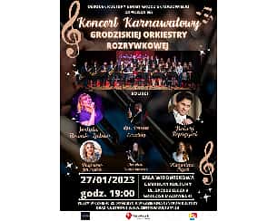 Bilety na koncert Karnawałowy Grodziskiej Orkiestry Rozrywkowej w Grodzisku Mazowieckim - 27-01-2023