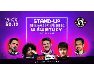Bilety na kabaret Warsaw Stand-up - Stand-up Nie-Open Mic - Warsaw Stand-up x Skrzypek, Suarez, Kostelecki, Maleszyk, Legońkoff w Warszawie - 30-12-2022