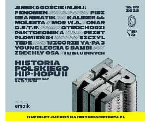 Bilety na koncert JIMEK & GOŚCIE: HISTORIA POLSKIEGO HIP-HOPU | Rozdział II w Chorzowie - 16-09-2023