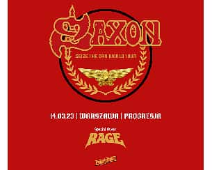 Bilety na koncert SAXON 'Seize the Day World Tour' | Warszawa - 14-03-2023