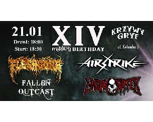Bilety na koncert Fleshgore + Airstrike + Unborn Suffer + Fallen Outcast | Metallurg Music Birthday w Szczecinie - 21-01-2023