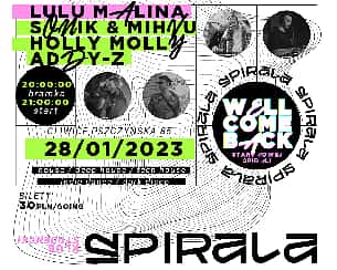 Bilety na koncert WELL-COME BACK - Start Nowej Spirali - LULU MALINA / SONIK & MIHVU / HOLLY MOLLY / ADDY-Z w Gliwicach - 28-01-2023