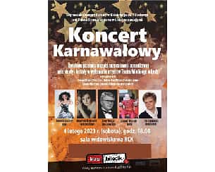 Bilety na koncert karnawałowy - Artyści łódzkich scen muzycznych w Kołobrzegu - 04-02-2023
