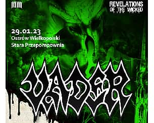 Bilety na koncert VADER + Insidius - Revelations of the Wicked tour 2023 / Stara Przepompownia / Ostrów Wielkopolski - 29-01-2023