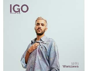 Bilety na koncert IGO | Warszawa - 12-03-2023