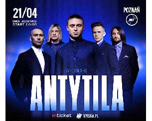 Bilety na koncert Antytila | Poznań - 21-04-2023 Bilety na koncert Antytila | Poznań - 21-04-2023