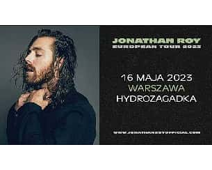 Bilety na koncert Jonathan Roy w Warszawie - 16-05-2023