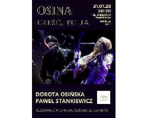 Bilety na koncert Dorota Osińska & Paweł Stankiewicz w Warszawie - 21-01-2023