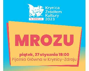 Bilety na koncert MROZU / Krynica 2023 w Krynicy Zdrój - 27-01-2023