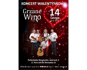 Bilety na koncert Grzane Wino - Koncert Walentynkowy - Koncert Walentynkowy w Rzeszowie - 14-02-2023