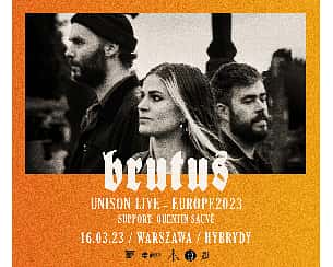 Bilety na koncert BRUTUS | Warszawa - 16-03-2023