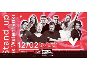 Bilety na kabaret Stand-up Polska - Stand-up na Walentynki | Warszawa | 12.02.23, g. 16:00 - 12-02-2023