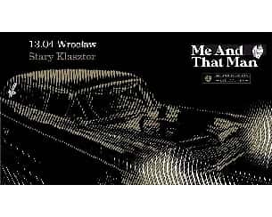 Bilety na koncert Me And That Man – Adam Nergal Darski & John Porter we Wrocławiu - 13-04-2023