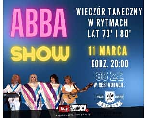 Bilety na koncert ABBA show - Wieczór taneczny w stylu lat 70-tych i 80-tych w Inowrocławiu - 11-03-2023