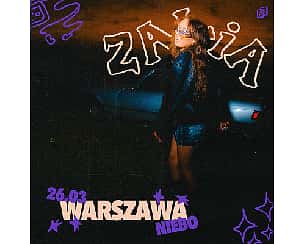 Bilety na koncert ZALIA - KOCHAM I TĘSKNIĘ TOUR | Warszawa - 26-03-2023